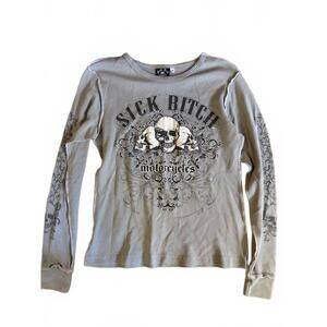 Trashy Chic Y2K Biker Shirt - Woman’s Medium